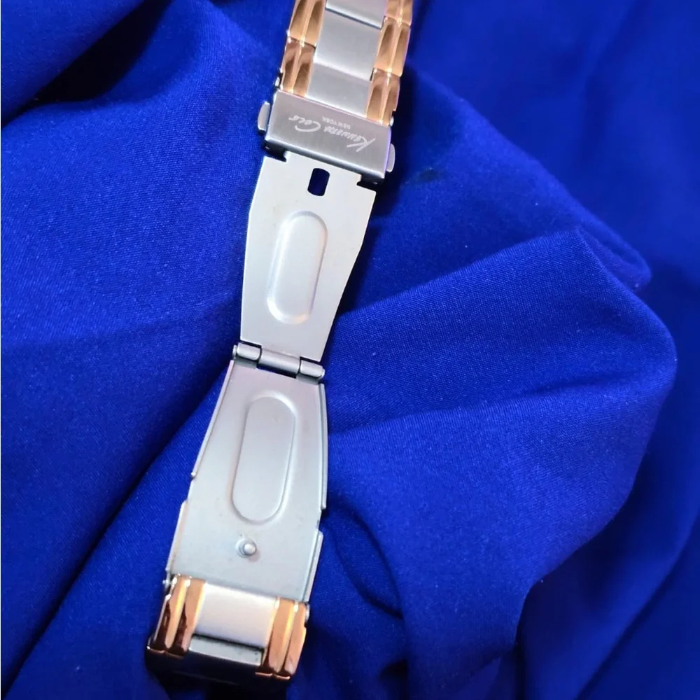 Kenneth Cole Luxury Rose Gold Day Date Mens Classic Watch